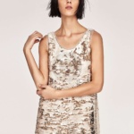 Two-Tone Sequin Dress