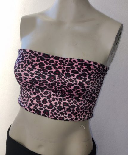 Top animal print rosa XS