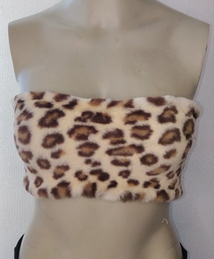 Top animal print café XS