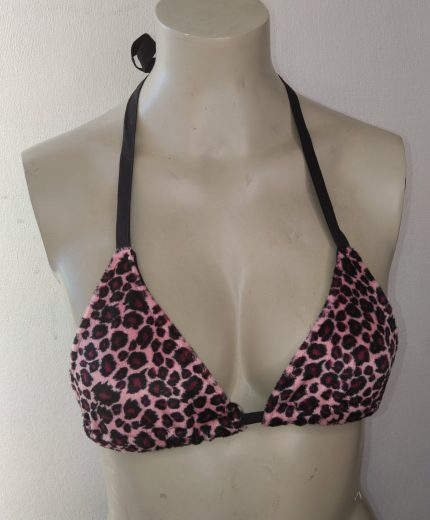 Top bikini animal print rosa XS